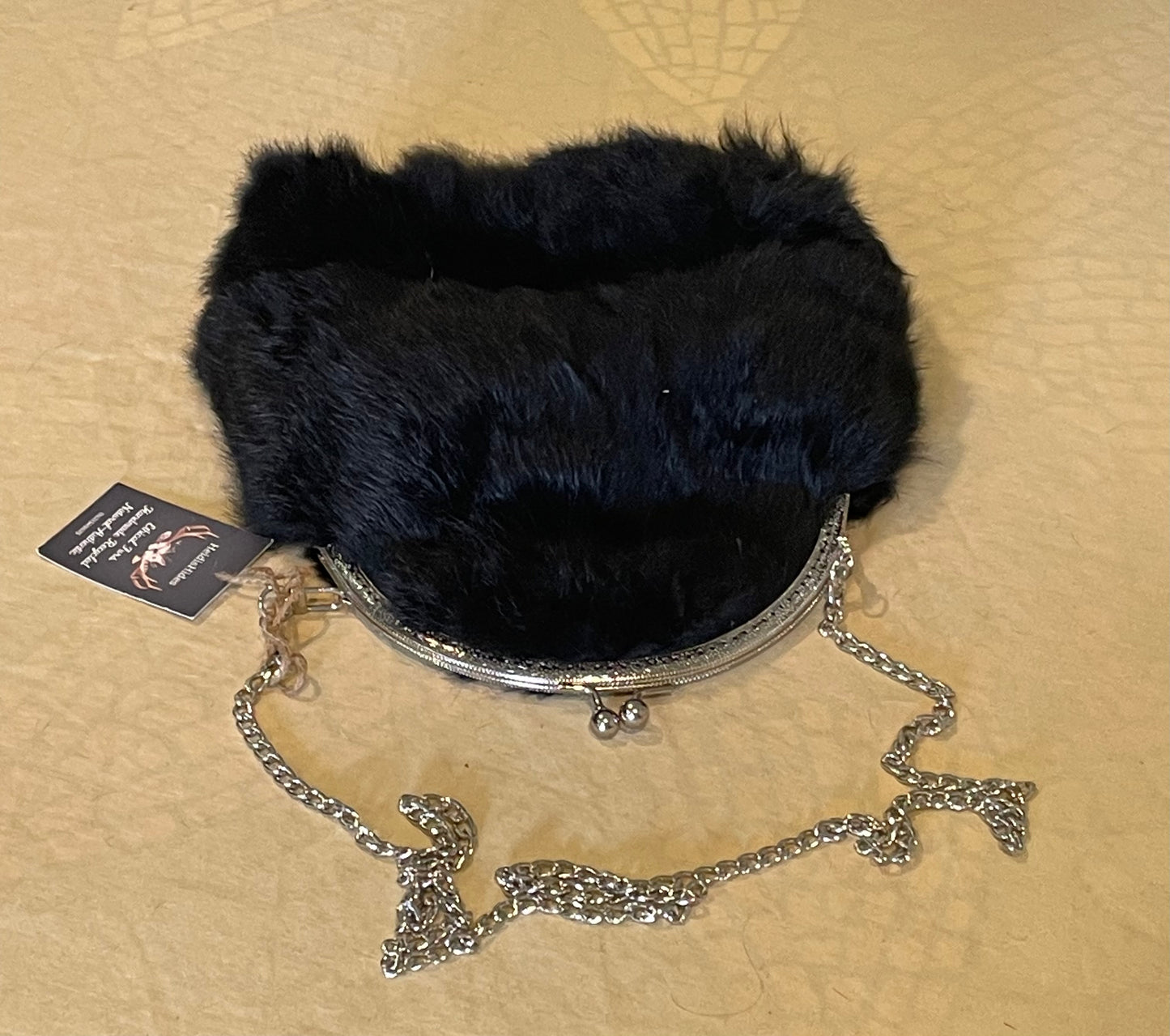 Fur Clutch Purse Large